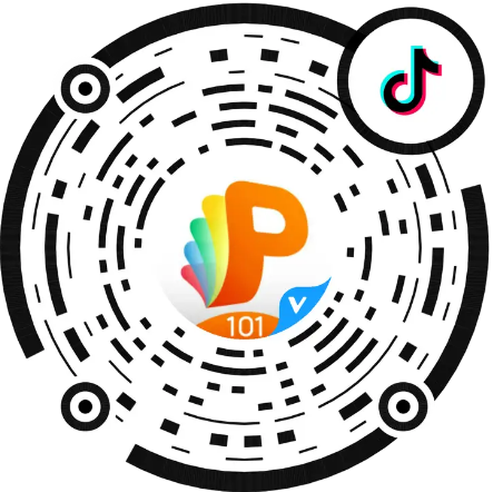 101教育PPT抖音二维码